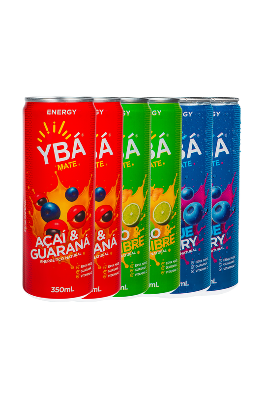 COMBO ENERGY YBÁ MATE PACK 6 LATAS - YBÁ MATE